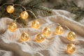 Golden Glow Globe String Lights